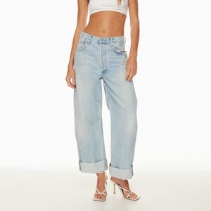 Citizens of Humanity Ayla Baggy Cuffed Crop Jeans Size 25